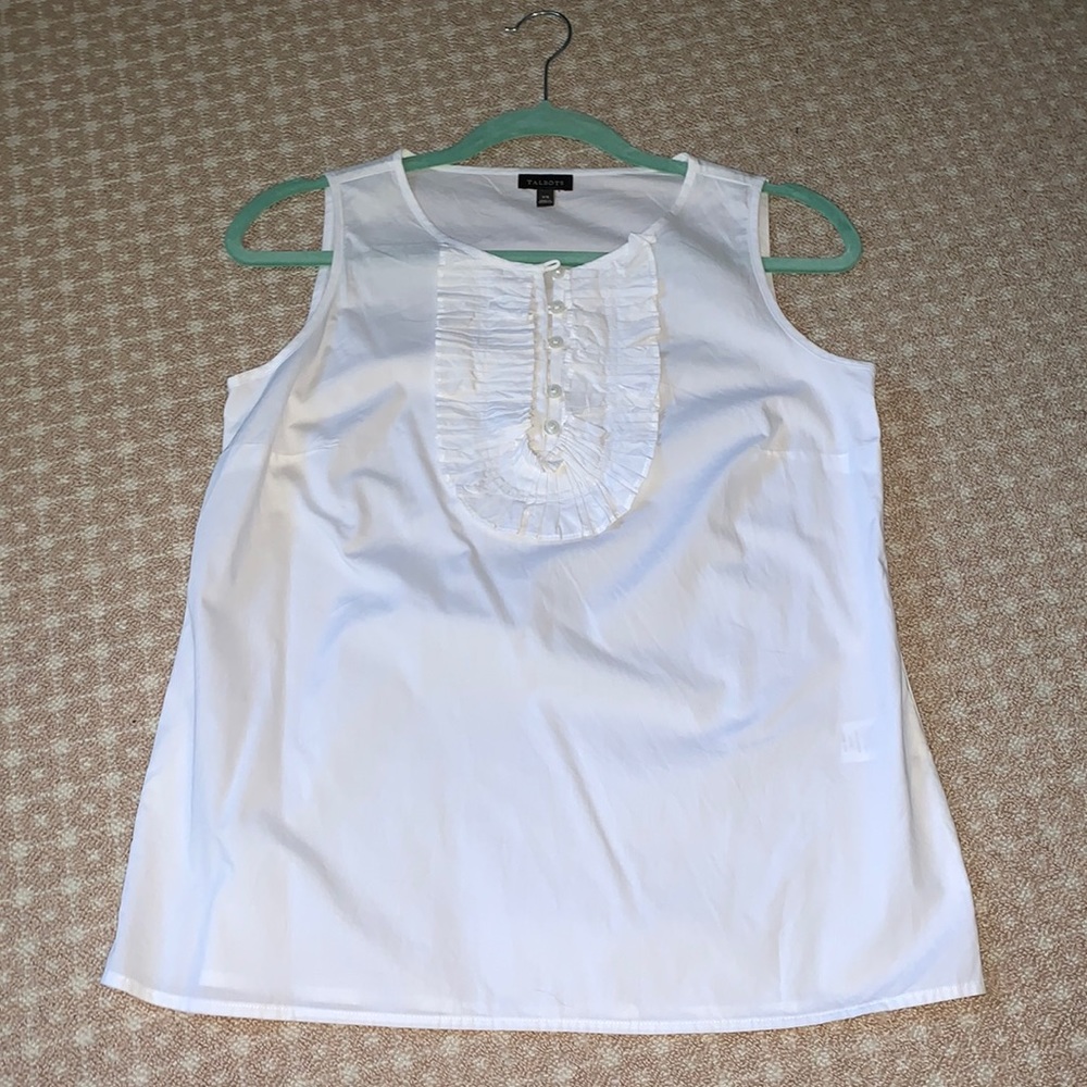 Talbots White Tank Top